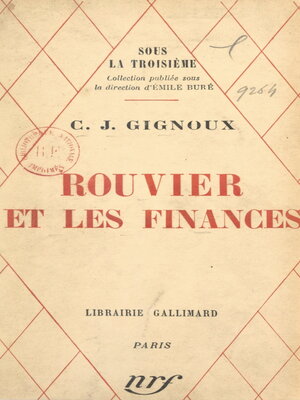 cover image of Rouvier et les finances